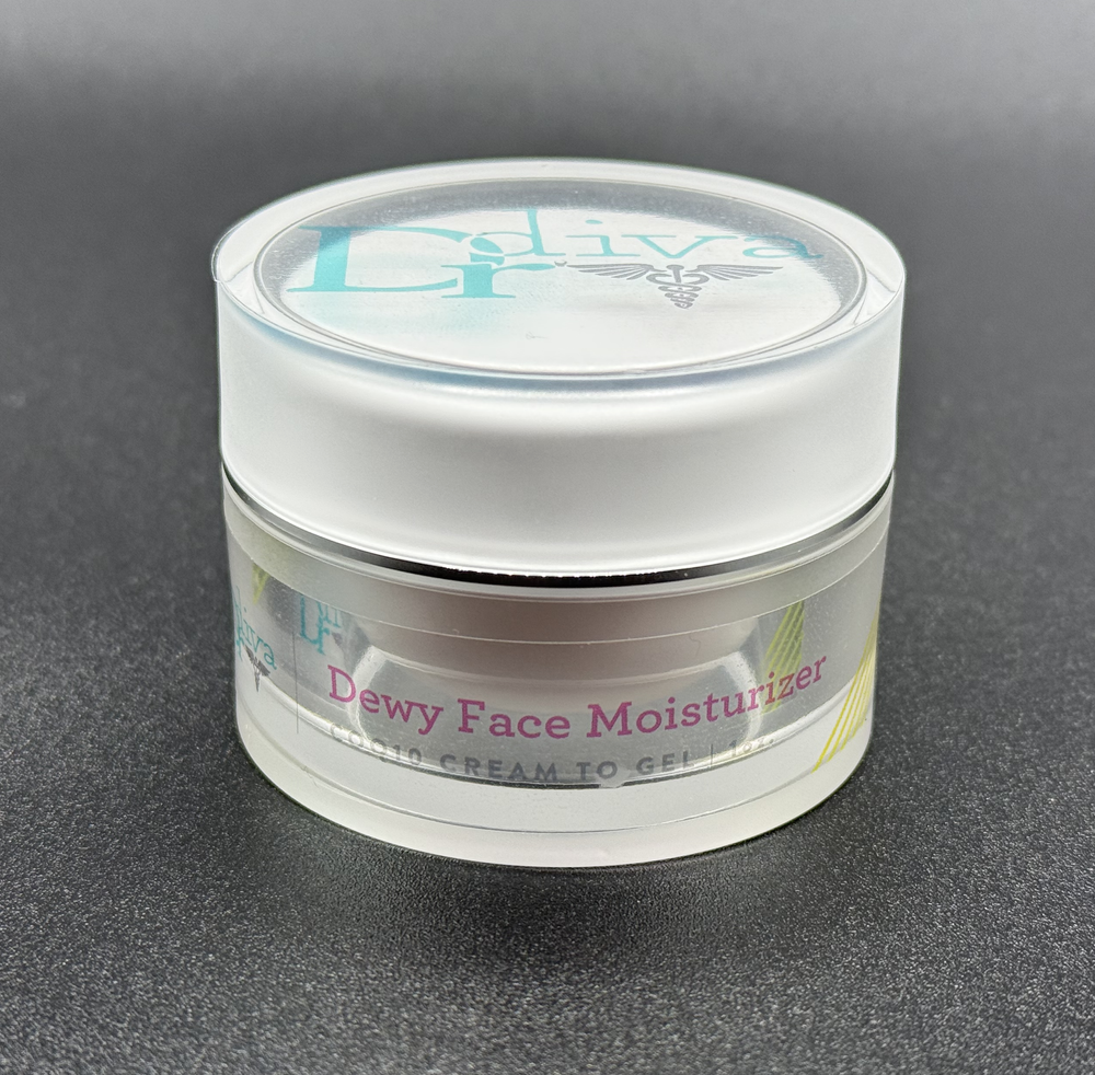 Dewy Face Moisturizer | CoQ10 Cream to Gel — Dr. Diva | Healing